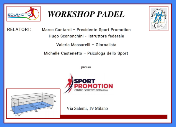 Corso di Aggiornamento sul Padel