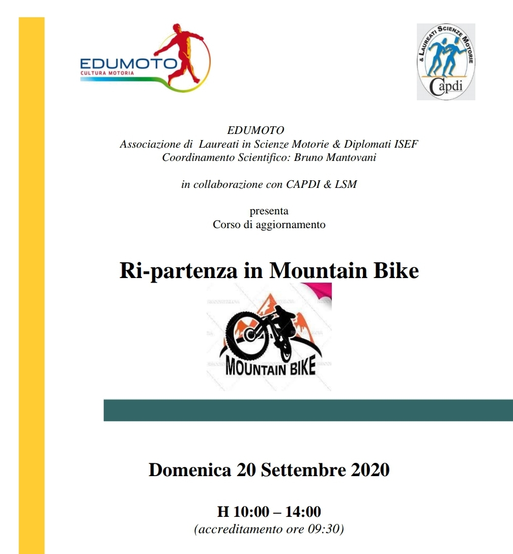 RI-PARTENZA IN MOUNTAIN BIKE