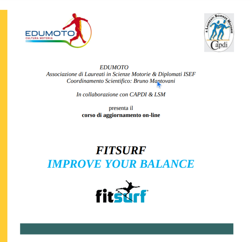 CORSO DI FORMAZIONE A DISTANZA – FITSURF