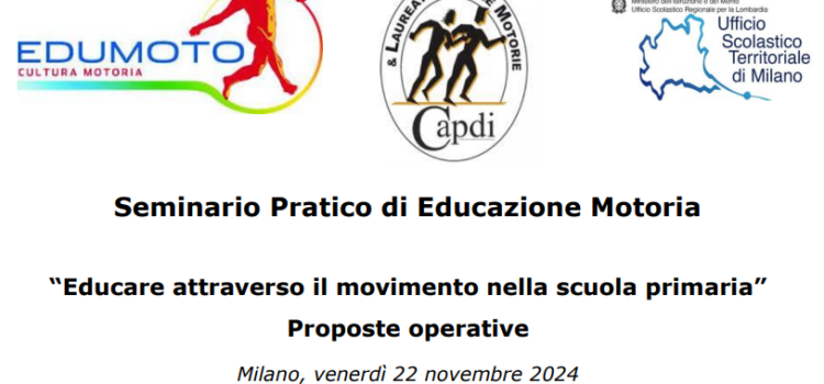 L’ED MOTORIA NELLA SCUOLA PRIMARIA – corso di formazione